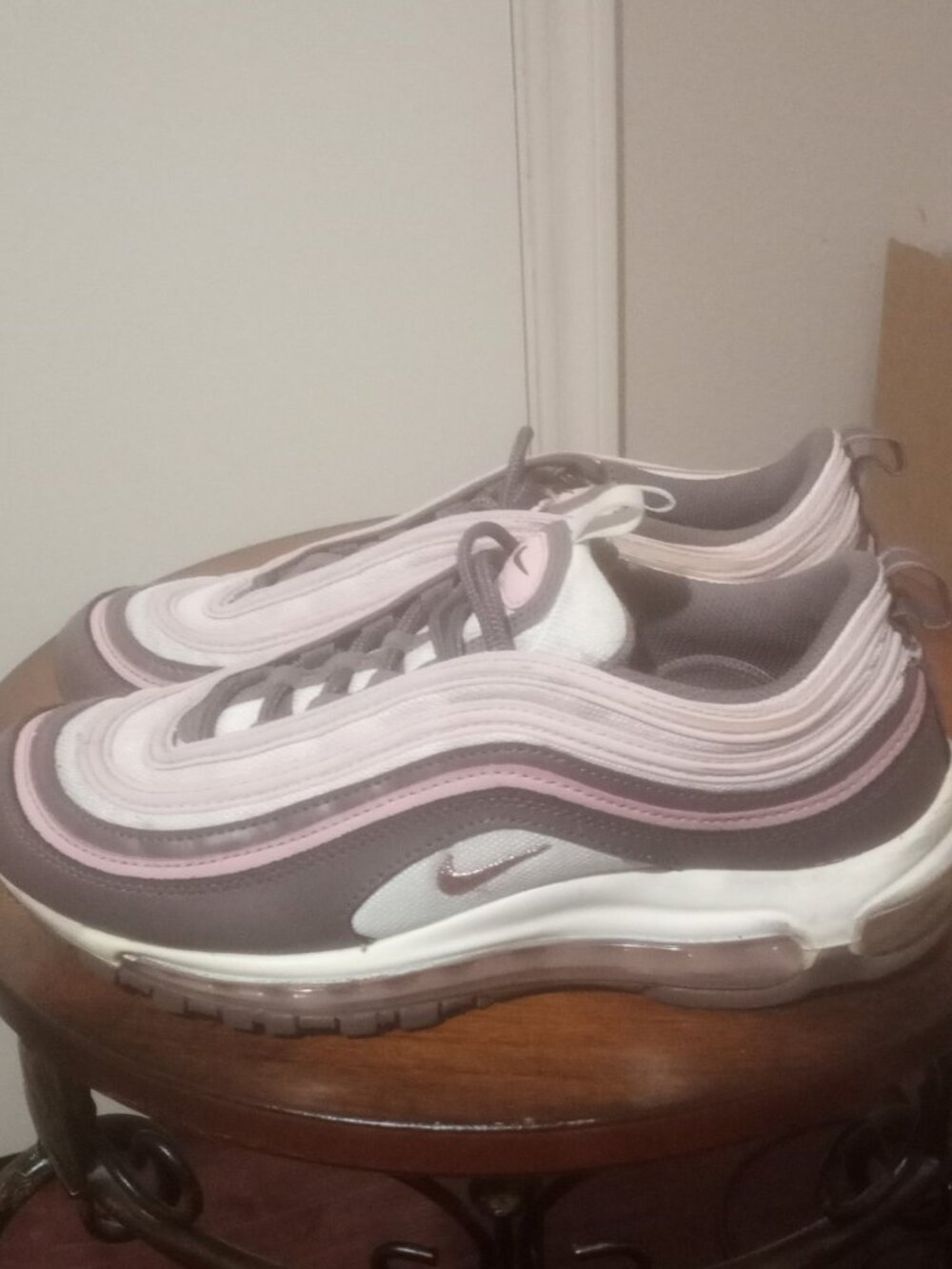 Nike Air Max 97 Shoes Youth 7Y GS 921522-200 Violet Ore/Pink - - Picture 9 of 13